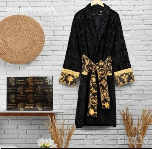 Памучни маркови халати за баня , снимка 2 - Други - 54615559