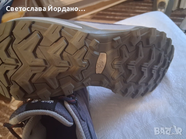 Jack Wolfskin - Дамски туристически обувки, Refugio Texapore Low, водоустойчиви, дишащи, тъмносиньо/, снимка 5 - Други - 55212068