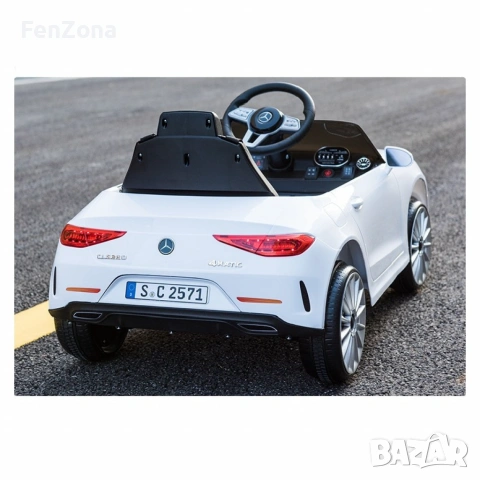 Акумулаторна кола Mercedes Benz CLS350 с кожена седалка 12V, снимка 6 - Други - 54972442