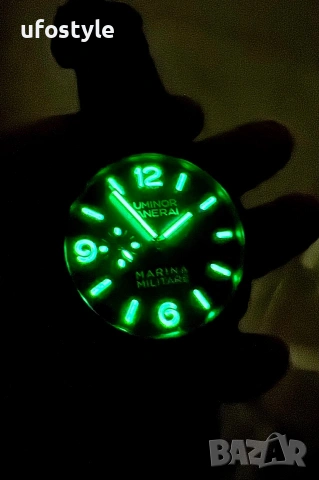 Часовник Panerai. Чисто нов. Швейцарски Лум. Хомидж., снимка 9 - Мъжки - 55204038