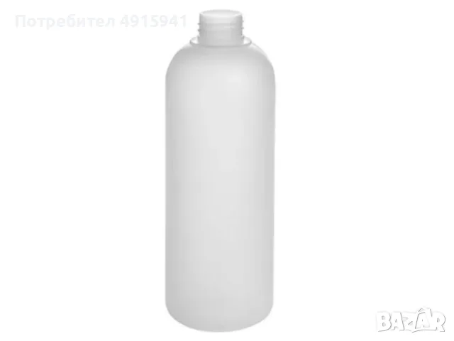HDPE бутилка 500 мл, натурална, 28/410