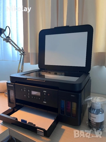 Принтер Canon G6040 All -In-One, снимка 2 - Принтери, копири, скенери - 54887809