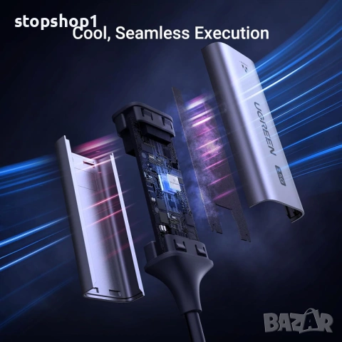 UGREEN USB C към Ethernet адаптер 2.5G, Ethernet адаптер за лаптоп, алуминий, тип C (съвместим с Thu, снимка 5 - Оригинални зарядни - 54227975