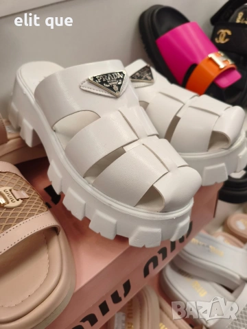 дамски чехли prada 