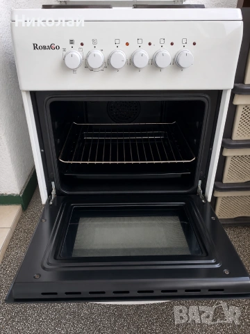 Електрическа печка фурна RobaCo Turbo Fan тип Diplomat – 4 котлона, изрядно работеща