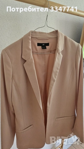 Вталено сако цвят праскова H and M