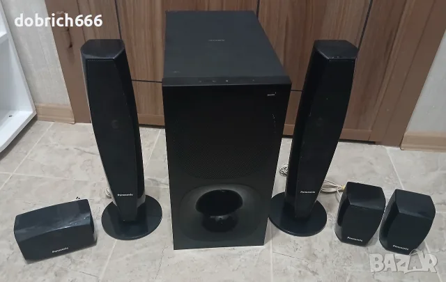 Bluetooth субуфер Sony 5.1 с тонколони Panasonic AUX 60 евро