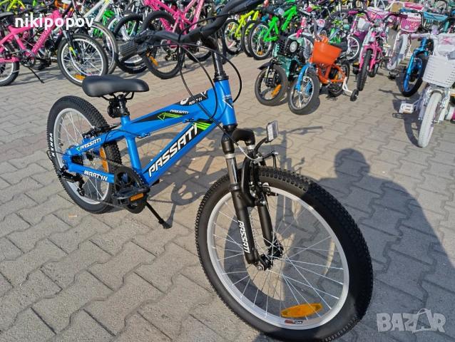 BG Алуминиев велосипед 20" MARTY син, снимка 12 - Велосипеди - 54334636