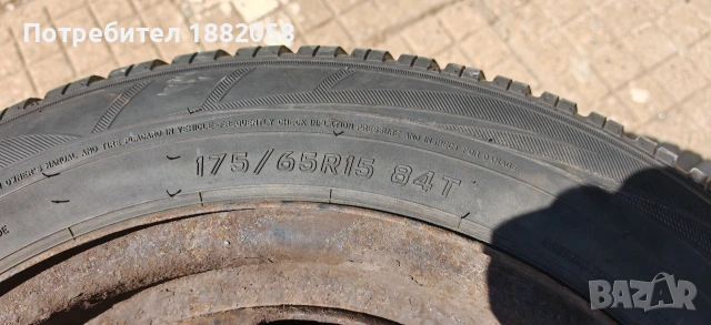 Джанти с гуми 175/65/15 Пежо 4х108, снимка 6 - Гуми и джанти - 54391775