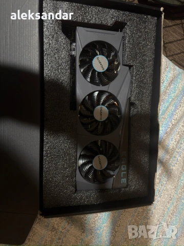 Видеокарта Gigabyte - GeForce RTX 3080 EAGLE, 12GB, GDDR6X, снимка 5 - Видеокарти - 54160523