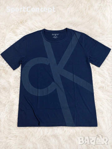 Тениска Calvin Klein Jeans CK Logo – Тъмносиня