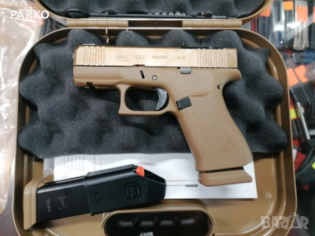 Glock 43 X 9х19 PR MOS Coyote , снимка 4 - Бойно оръжие - 54698486