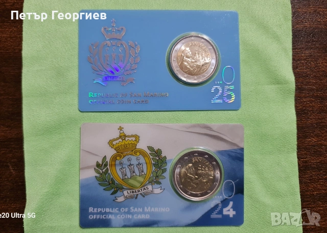 Евро сет San Marino 2025 - 2€Coin card, снимка 9 - Нумизматика и бонистика - 54072598