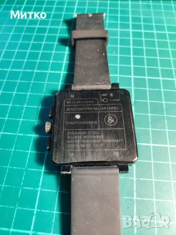 Масивен мъжки часовник Bell & Ross BR 01-94 (Реплика с японски механизъм Miyota), снимка 3 - Мъжки - 55626364
