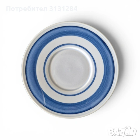 Колекционерски порцеланов сервиз за еспресо Villeroy & Boch "Blue Cloud" (1970s), снимка 4 - Сервизи - 54901885