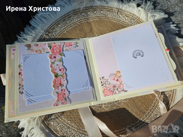 Ръчно изработено албумче за момиченце , снимка 6 - Декорация за дома - 54130303