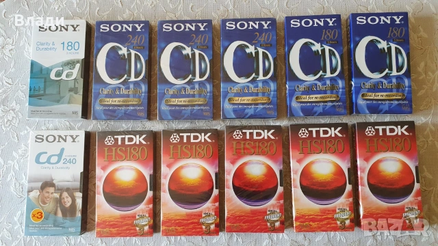 Нови видеокасети TDK, JVC, Sony, Maxell, Konica, EFBE, снимка 3 - Други жанрове - 44908708