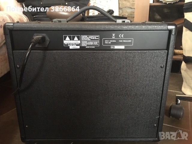 Stagg 40W китарен усилвател, снимка 4 - Ресийвъри, усилватели, смесителни пултове - 55000660