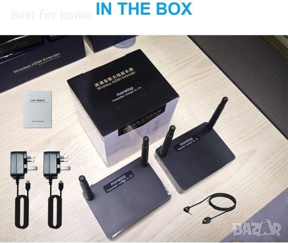 Безжичен HDMI предавател, снимка 7 - Друга електроника - 54935131