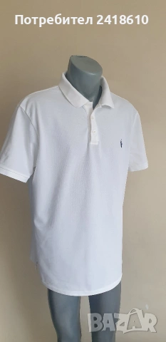 POLO Ralph Lauren Pique Cotton Slim Fit Stretch Mesh Mens Size XL ОРИГИНАЛ! Мъжка Тениска!, снимка 11 - Тениски - 53927178