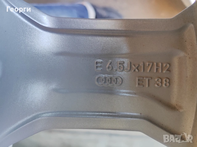 4бр.алуминиева джанта 17цола за Audi, снимка 8 - Гуми и джанти - 54463197