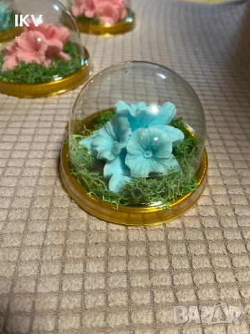 Цвете в купол , снимка 2 - Декорация за дома - 53990292