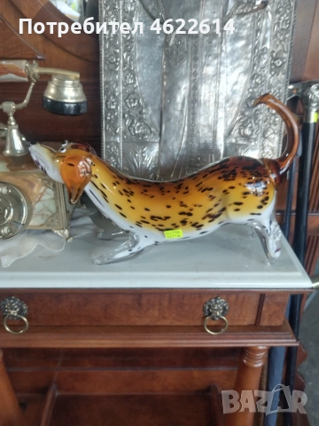 ПРОДАВАМ УНИКАЛНА ФИГУРА НА КУЧЕ, МОРАНО , снимка 5 - Колекции - 55128467