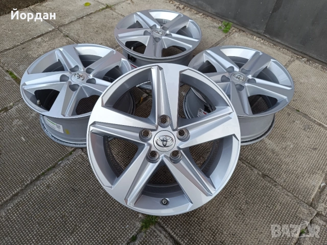 ОРИГИНАЛНИ джанти 16 ' цола 5x114,3 TOYOTA / ТОЙОТА ЕТ40 7J + датчици