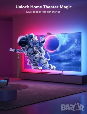 LED подсветка за телевизор Govee Envisual TV Backlight T2 55 65 inch - НОВА, снимка 5 - Стойки, 3D очила, аксесоари - 54684149