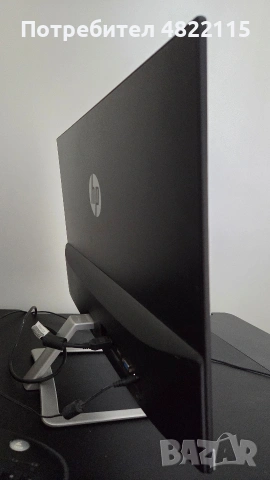 Монитор HP 27es 27" IPS Full HD, снимка 2 - Монитори - 54810644