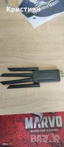 WiFi USB Adapter с 4 антени – Driver Free, снимка 2 - Друга електроника - 54902340