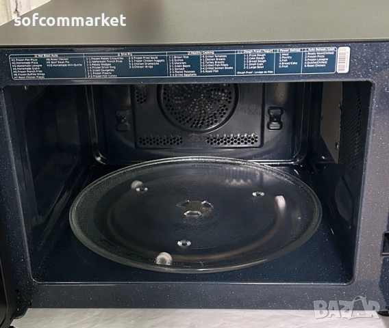  Комбинирана микровълнова фурна Samsung MC2BM6035KK/EG (С горещ въздух и Грил) – Отлично състояние!, снимка 6 - Микровълнови - 54566700