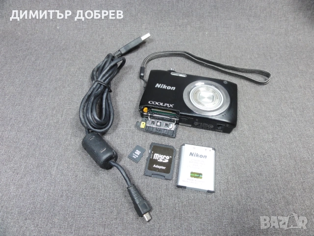 ЦИФРОВ ФОТОАПАРАТ NIKON COOLPIX A100 20.1MP CCD DIGITAL CAMERA Y2K, снимка 13 - Фотоапарати - 54670180