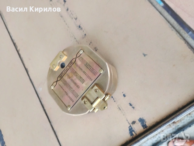 Месингов Компас , снимка 4 - Антикварни и старинни предмети - 55125671