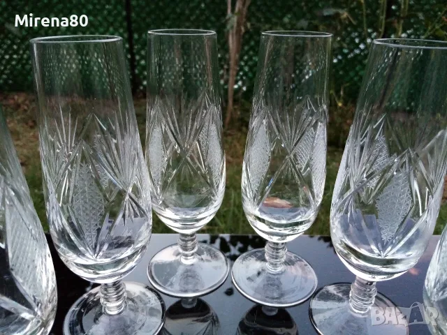 Български кристален сервиз за вермут - нов !, снимка 2 - Сервизи - 55546869