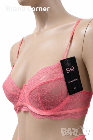 Hunkemöller дантелен сутиен 75C в розово, снимка 2 - Бельо - 54533661