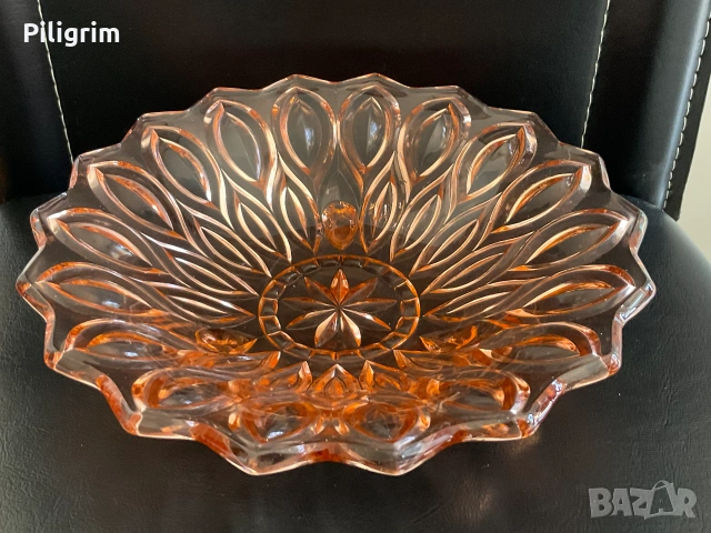 Купа за бонбони «Lausitzer Glas», Германия., снимка 3 - Колекции - 55281572