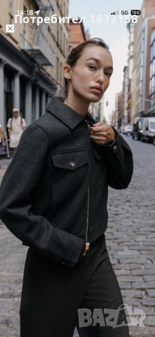 Яке Zara,XS,ново , снимка 3 - Якета - 54244425