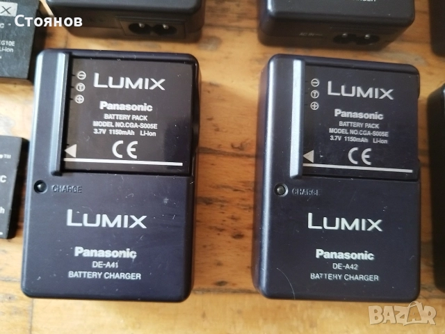 Зарядни и батерий за камери Panasonic, снимка 3 - Батерии, зарядни - 54535507