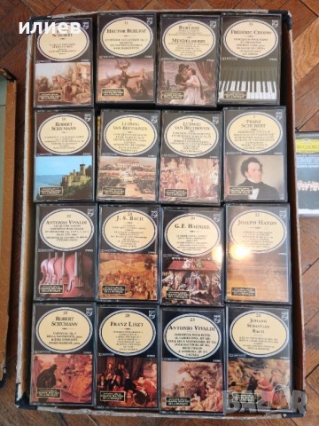 Колекция с оригални касети записани в студио на Philips Recordingс класическа музика 