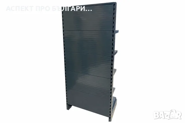 Затварящ стелаж с двоен гръб 30х165,L70,B30/4х30, снимка 5 - Стелажи и щандове - 55655453