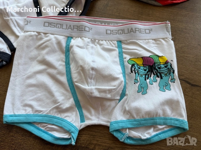 Мъжки боксерки Calvin Klein, Dsquared, снимка 10 - Бельо - 54453136