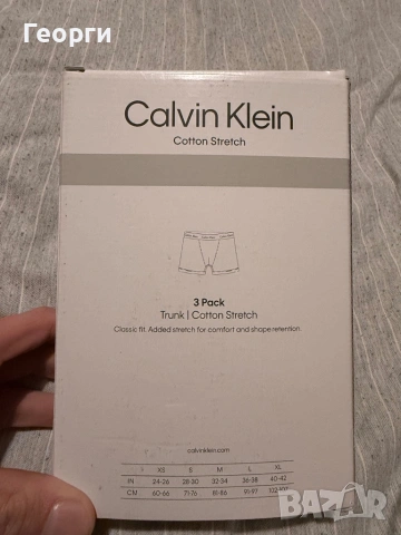 Нови мъжки боксерки Calvin Klein trunk, размер М, снимка 3 - Бельо - 54305770