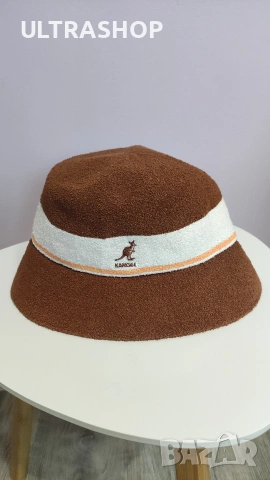 KANGOL Bucket hat L size шапка идиотка в отлично състояние