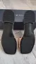 Нови бежови дамски кожени чехли TOMMY HILFIGER FLAT SANDAL EUR38, снимка 12