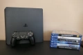 PlayStation 4 Slim 500GB в топ състояние + 6 хитови игри и пълен комплект!, снимка 2