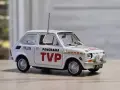 FIAT 126p TVP Monte Carlo 1975 - мащаб 1:43 на Hachette моделът е нов в блистер, снимка 6