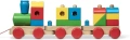 Melissa & Doug голямo влакче от дърво 63.5 см/2 до 8 г., снимка 3