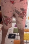 памучни къси панталони GUESS с тату принт – Размер 16г. (165 см), снимка 2