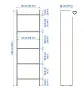 библиотека IKEA BAGGEBO, снимка 3